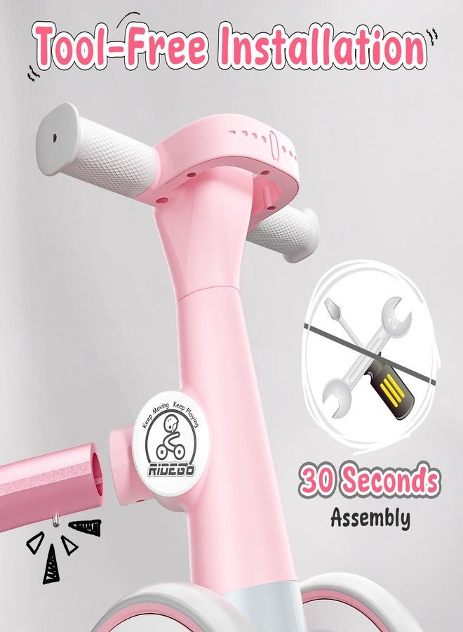 Ridego Colorful Lighting Baby Balance Bike for 1 Year Old Girls Gifts,Toddler Toys for 12-24 Month with Music,4 Silence Wheels Baby Walker,Toddler First Bike for 12-24 Month Birthday Toys Gifts - Image 5